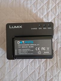 CARICA BATTERIA ORIGINALE PER PANASONIC LUMIX S1