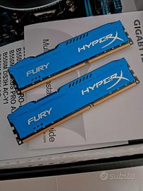 RAM HyperX 16GB (2x8) DDR3 1600MHZ