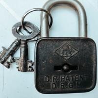 lucchetto vintage D.G.R.M.