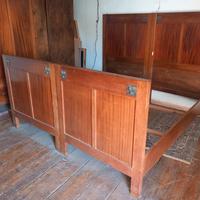 Camera armadi letto vintage legno