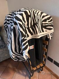 Letto pieghevole singolo con materasso nuovo