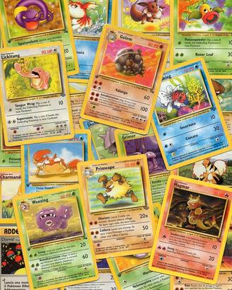 Vecchie carte Pokémon collezionabili
