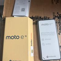 Smartphone motorola moto e15 nuovo