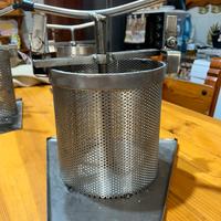 Torchietto artigianale in acciaio inox