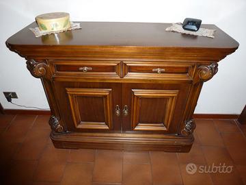 MOBILE LEGNO CASSETTI INGRESSO SHABBY CHIC