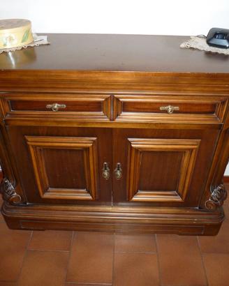 MOBILE LEGNO CASSETTI INGRESSO SHABBY CHIC