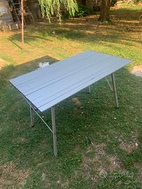 Tavolino smontabile in alluminio 70x120