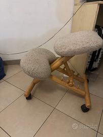 Sedia ergonomica posturale Cinius originale in leg