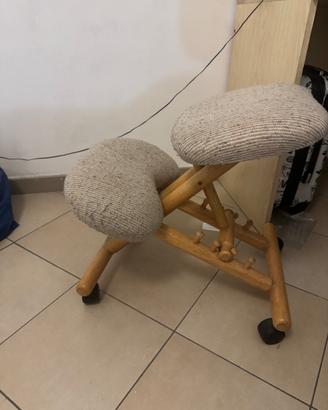 Sedia ergonomica posturale Cinius originale in leg