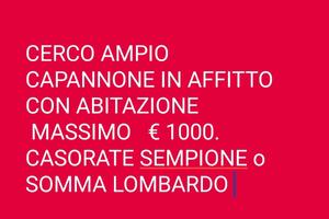 Capannone con abitazione