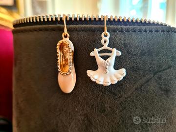 Orecchini ballerina tutù e scarpetta