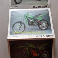 Gori produzione moto cross enduro 1981 depliant