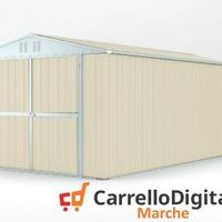 Box garage auto in Acciaio 327x611cm 19mq avorio