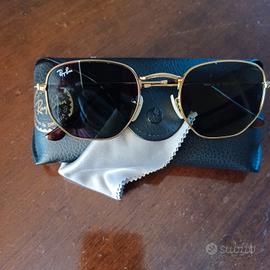 Ray ban Hexagonal nuovi lenti verdi e montatura or