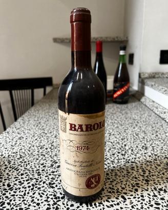 Barolo Fratelli Giacosa 1974 Neive bott.72 cl 13%