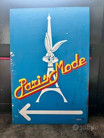 Insegna polionda Paris mode