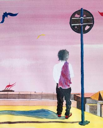 DIPINTO OLIO SU TELA ARCHIVIATO  2000 SPAMPINATO