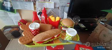 cassa supermercato più humburger 