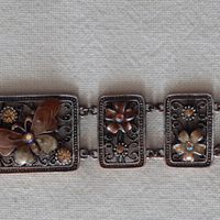 Bracciale farfalla e fiori