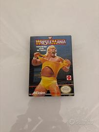 Wrestle Mania Nintendo NES Pal A Ita CIB