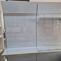 Scaffale in metallo per negozi set 2 mt