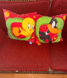 Cuscini looney toones double face nuovi