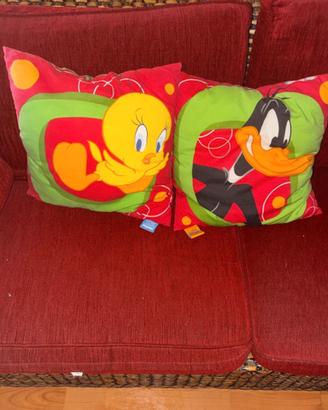 Cuscini looney toones double face nuovi