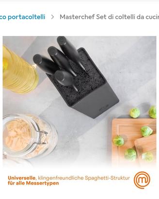 SET DI COLTELLI PROFESSIONALI MASTERCHEF