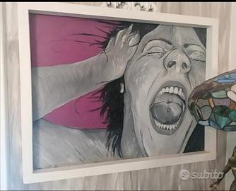 olio firmato dall'artista