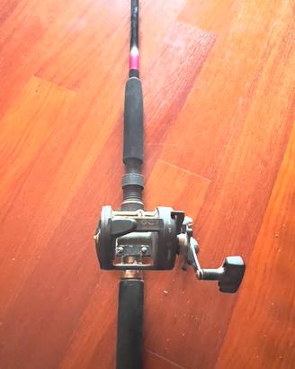 Canna pesca a traina 30 lb + mulinello traina