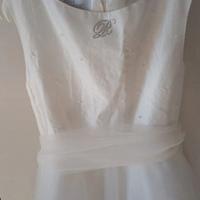 Abito damigella comunione bambina