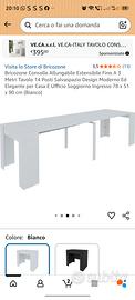tavolo allungabile fino a 10 posti 