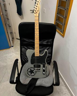 chitarra elettrica tipo telecaster custom