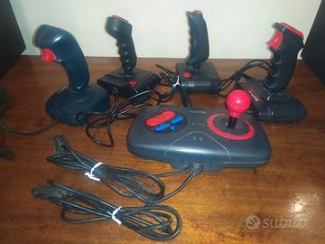 LOTTO 5 JOYSTICK VINTAGE COMMODORE/AMIGA/SEGA