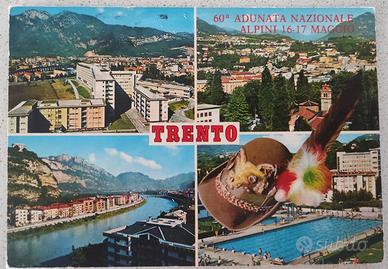 Trento, cartolina Adunata Alpini ANA 1987