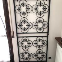 Appendipanni a muro per ingresso in ferro battuto