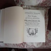 Ferrara Delle antichità estensi e italiane Due Vol