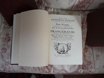 Ferrara Delle antichità estensi e italiane Due Vol