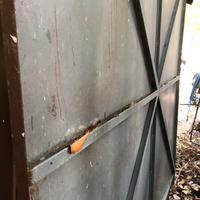 Portone scorrevole in ferro