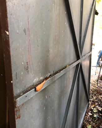 Portone scorrevole in ferro