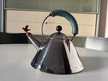 Alessi Bollitore con uccellino mod 9093