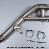 Raccordo a Y con decatalizzatore YZF R1 / R1M