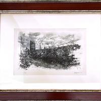 Quadro, Incisione Renzo Vespignani Roma 1980