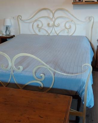 Struttura letto matrimoniale ferro