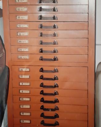 Cassettiera tipografica