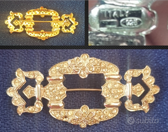 Spille anni 80 argento e non si spedizione