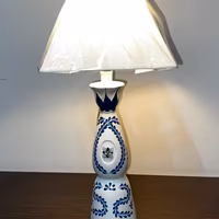 Lampade abat jour creazioni uniche- bottiglie gin