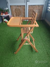 Seggiolone in legno Foppapedretti 