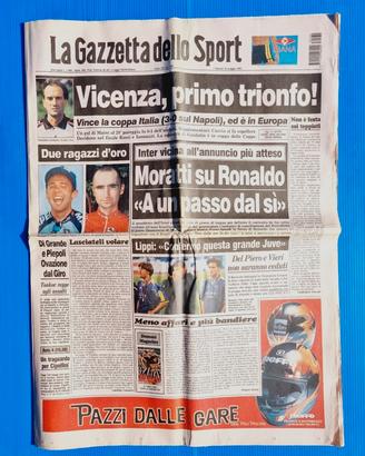 Gazzetta Vicenza Campione Coppa Italia 1997
