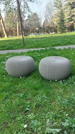 Pouf giardino o terrazzo